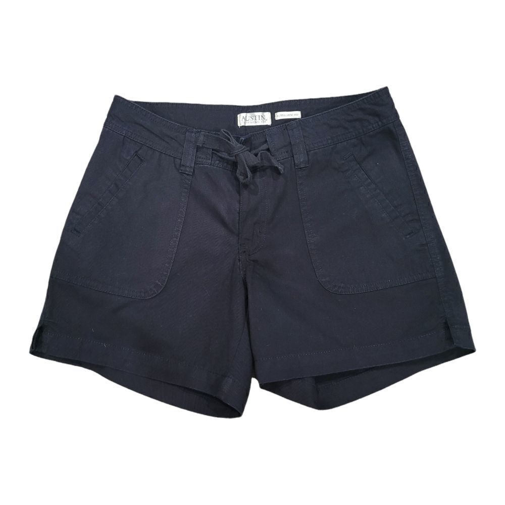 Austin black casual shorts
